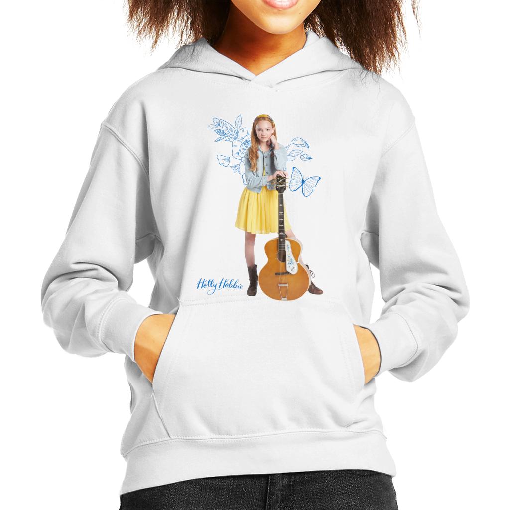 Holly Hobbie Blue Butterfly Silhouette Kid's Hooded product image 1