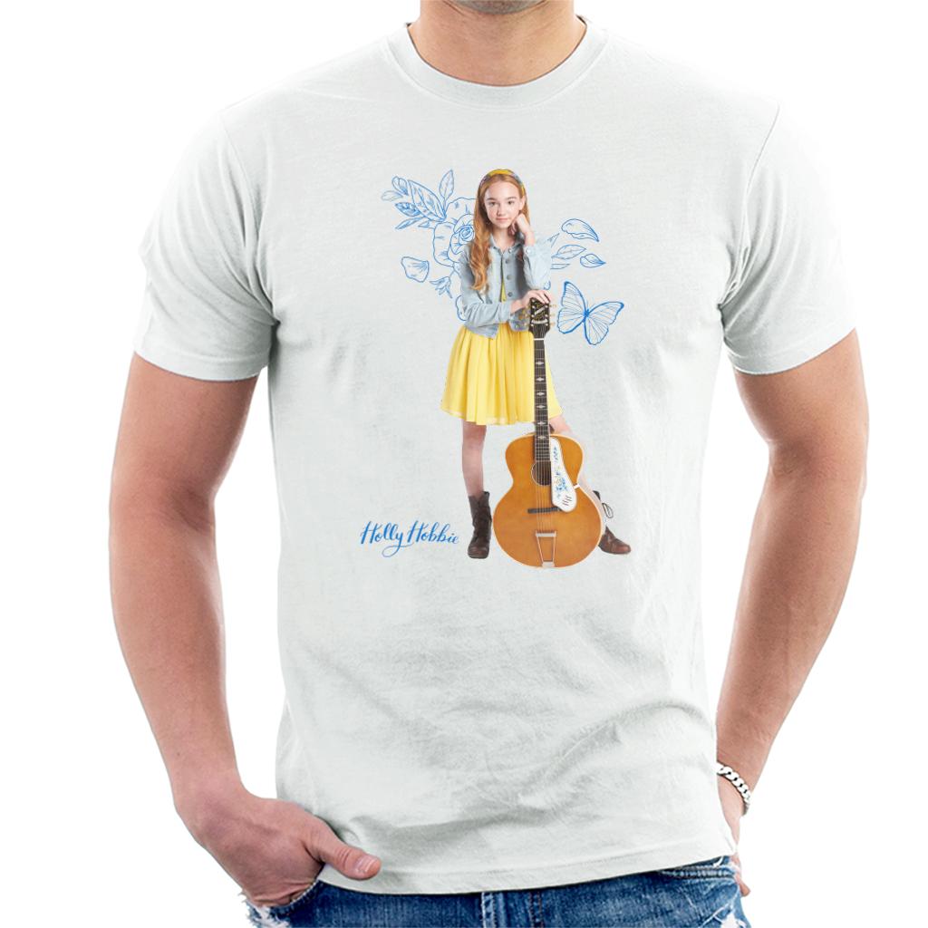Holly Hobbie Blue Butterfly Silhouette Men's T-Shirt product image 1