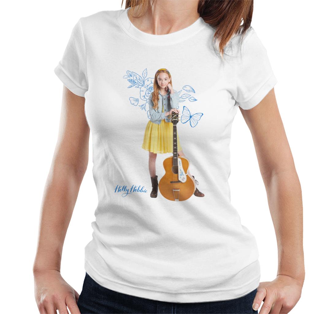 Holly Hobbie Blue Butterfly Silhouette Women's T-Shirt product image 1