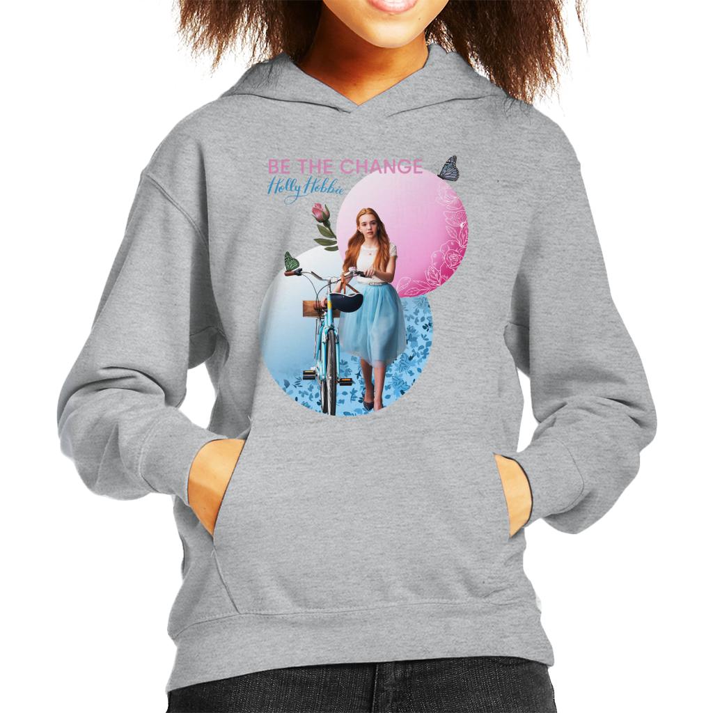 Holly Hobbie Holding Her Bike Kid's Hooded Sweatshirt product image 1