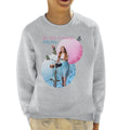 Holly Hobbie Holding Her Bike Kid's Sweatshirt product image 1