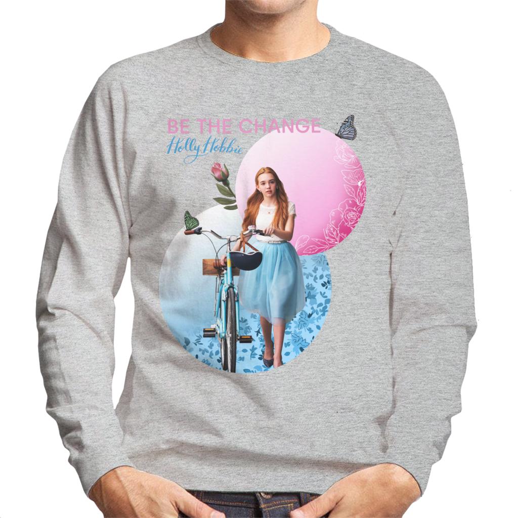 Holly Hobbie Holding Her Bike Men's Sweatshirt product image 1