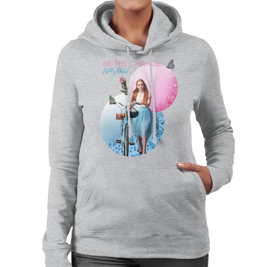 Holly Hobbie Holding Her Bike Women's Hooded Sweatshirt product image 1