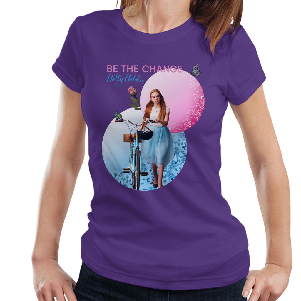 Holly Hobbie Holding Her Bike Women's T-Shirt product image 4