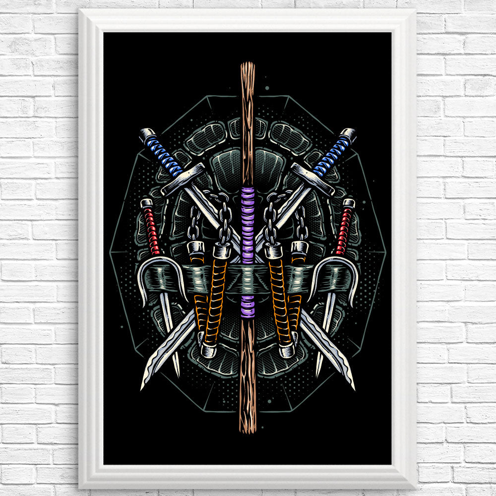 Half Shelled Weaponry - Posters & Prints