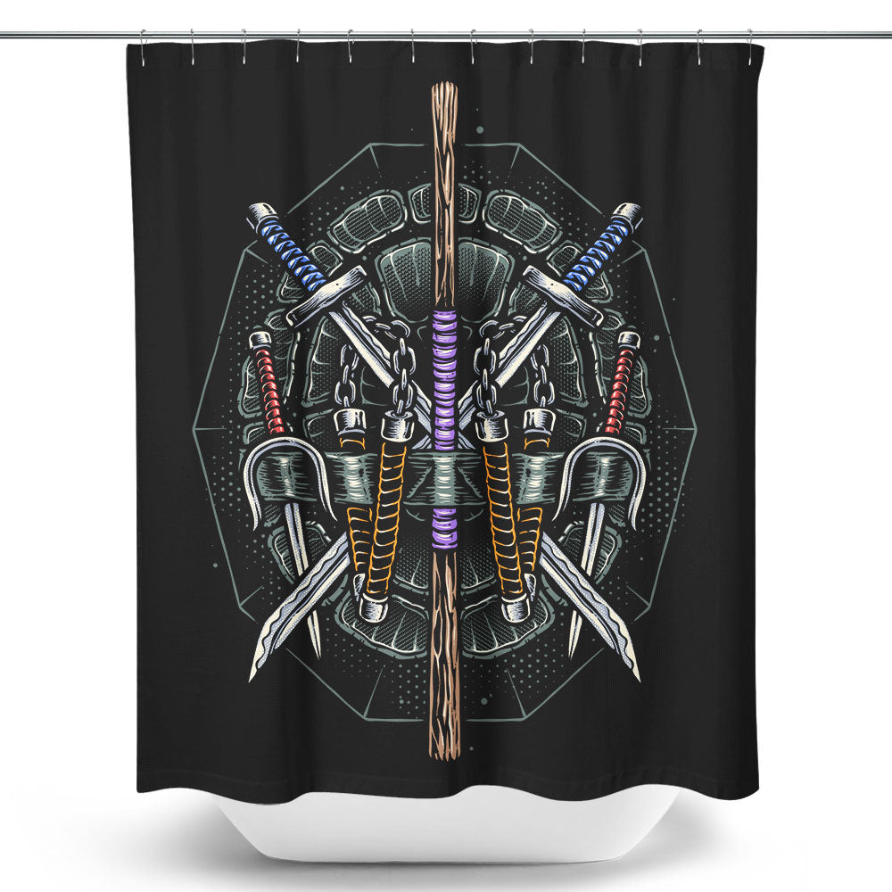 Half Shelled Weaponry - Shower Curtain