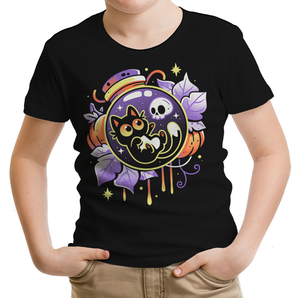 Halloween Bottled Kitten - Youth Apparel product image 1