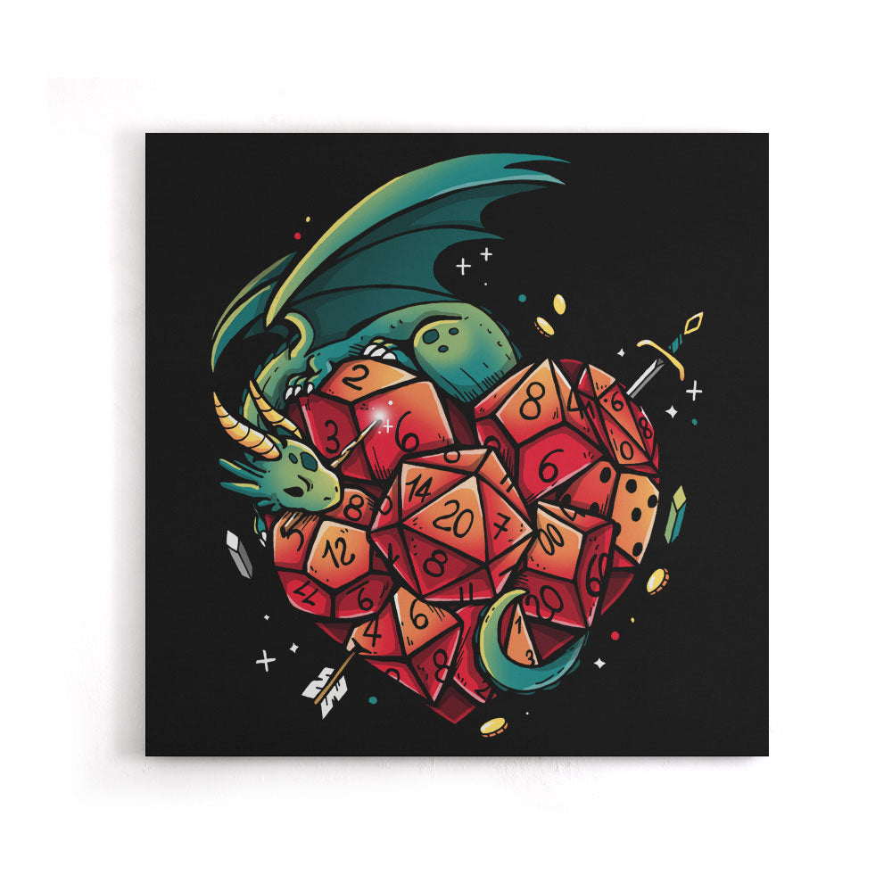 Heart of a Gamer - Canvas Print