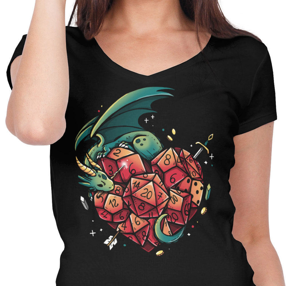 Heart of a Gamer - Women's V-Neck product image 4