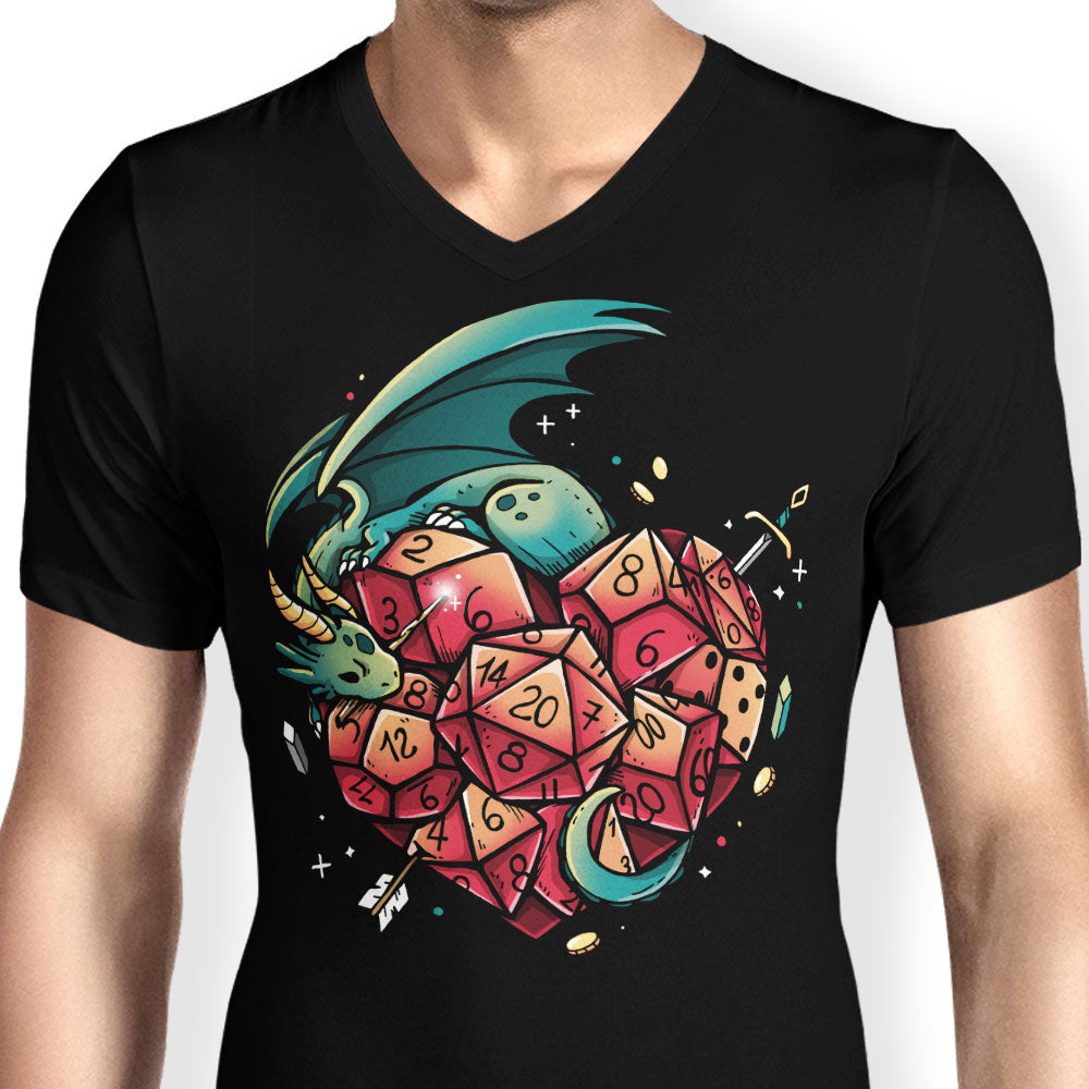 Heart of a Gamer - Men's V-Neck product image 4