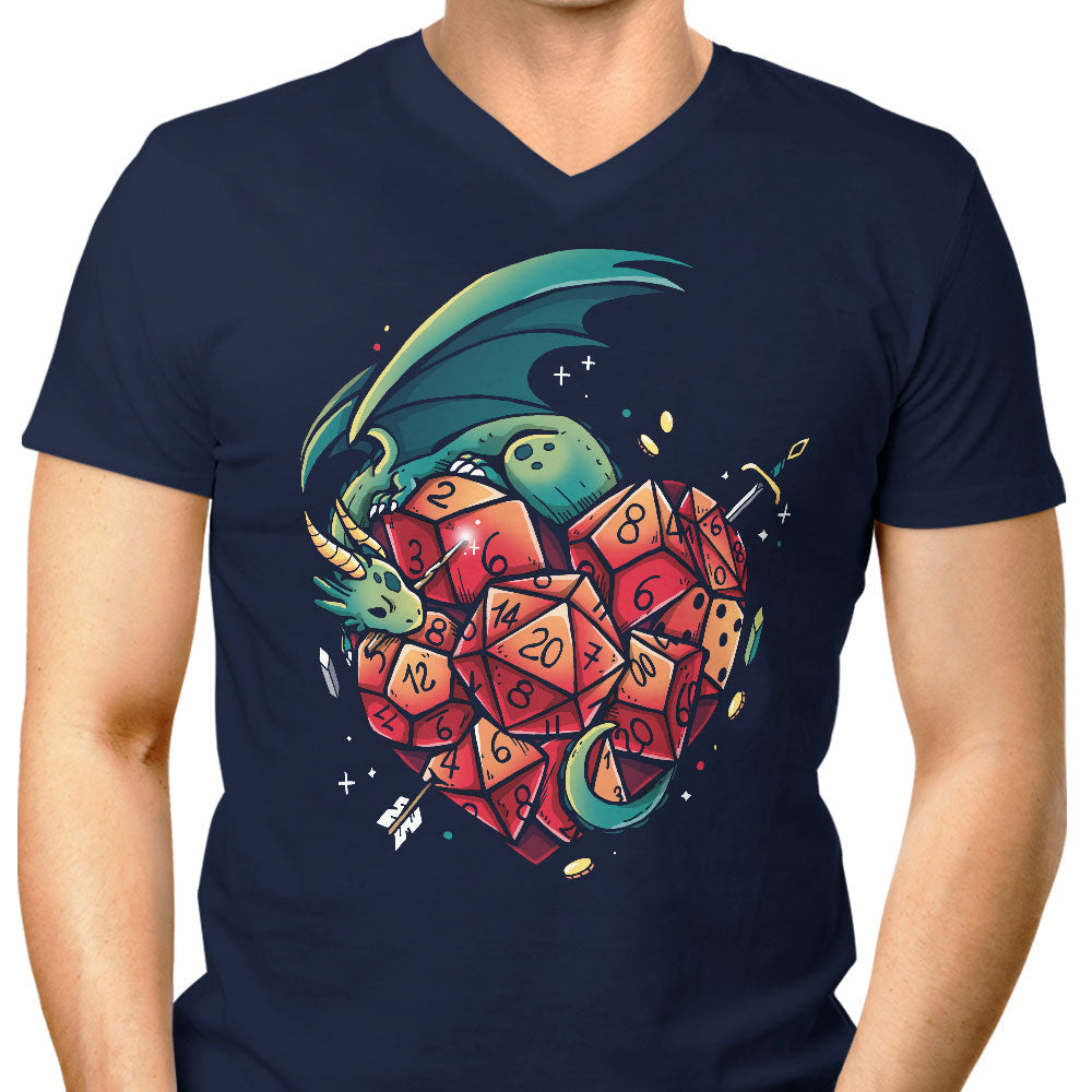 Heart of a Gamer - Men's V-Neck product image 3
