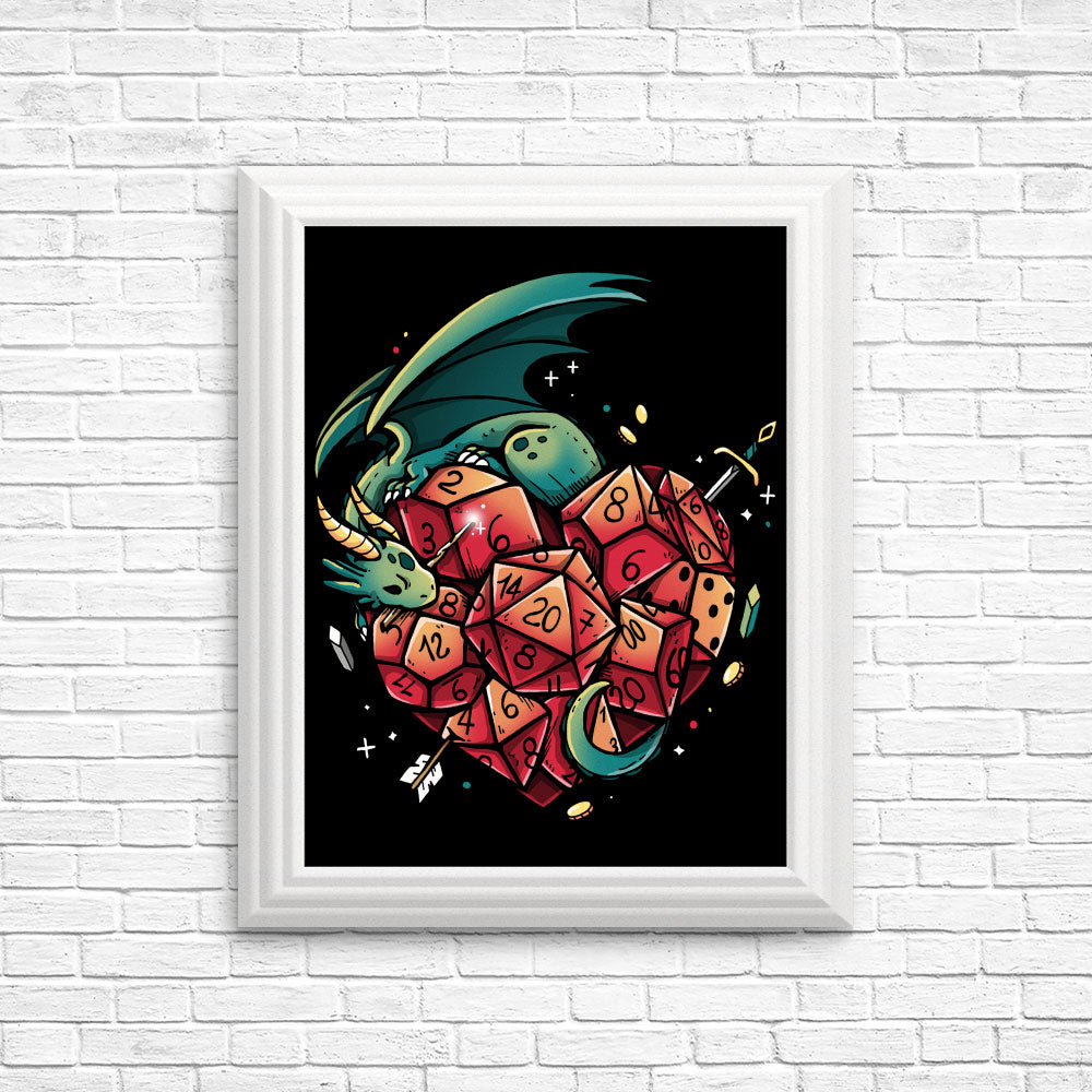Heart of a Gamer - Posters & Prints