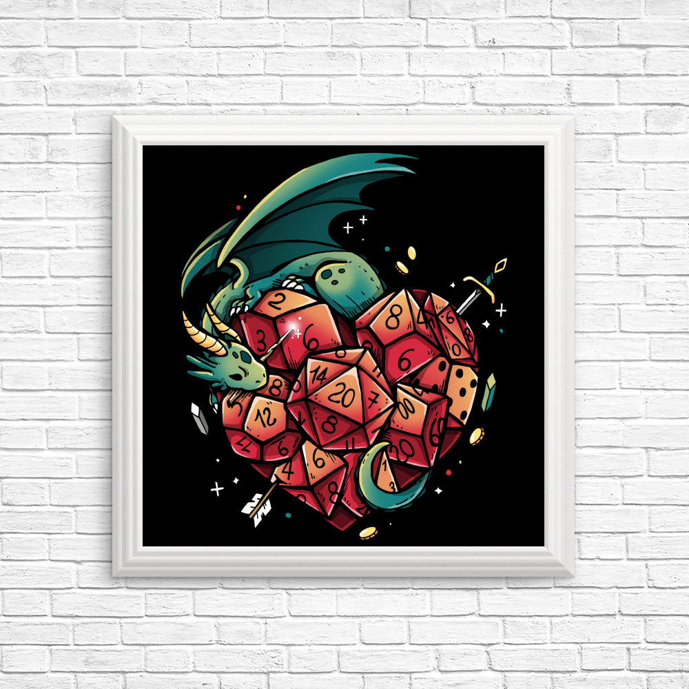 Heart of a Gamer - Posters & Prints