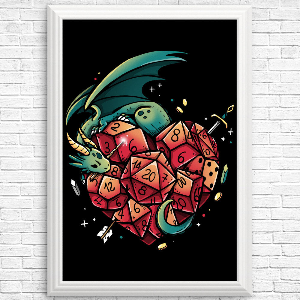 Heart of a Gamer - Posters & Prints