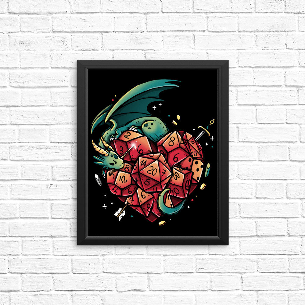 Heart of a Gamer - Posters & Prints