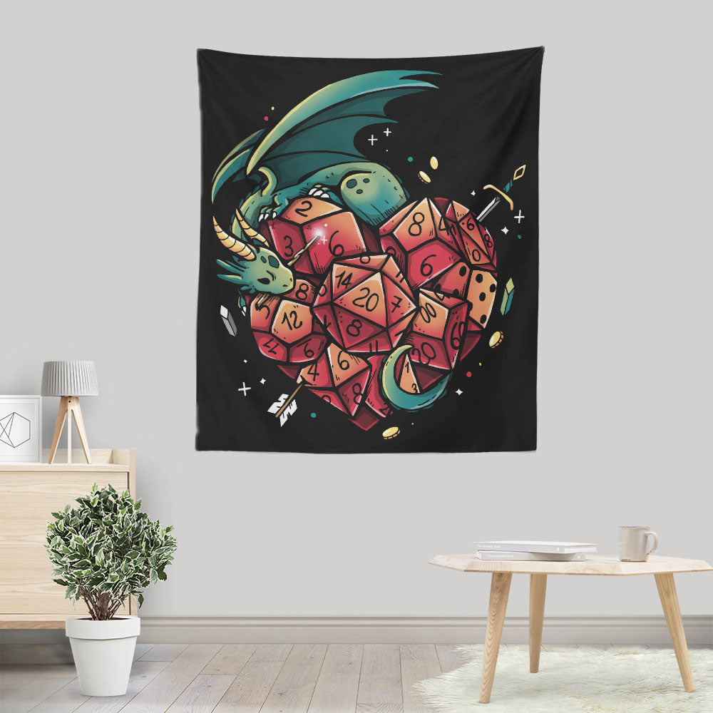 Heart of a Gamer - Wall Tapestry