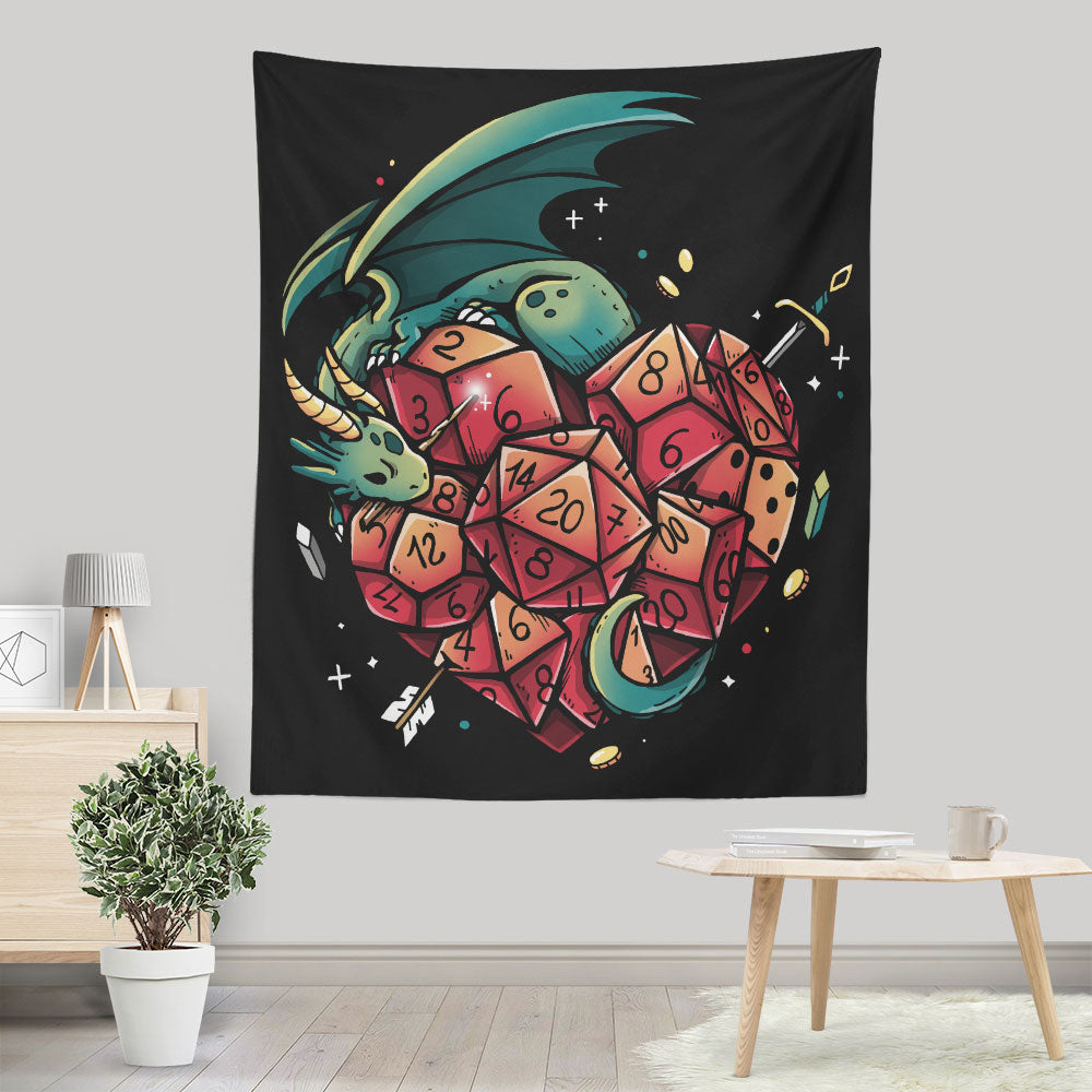 Heart of a Gamer - Wall Tapestry