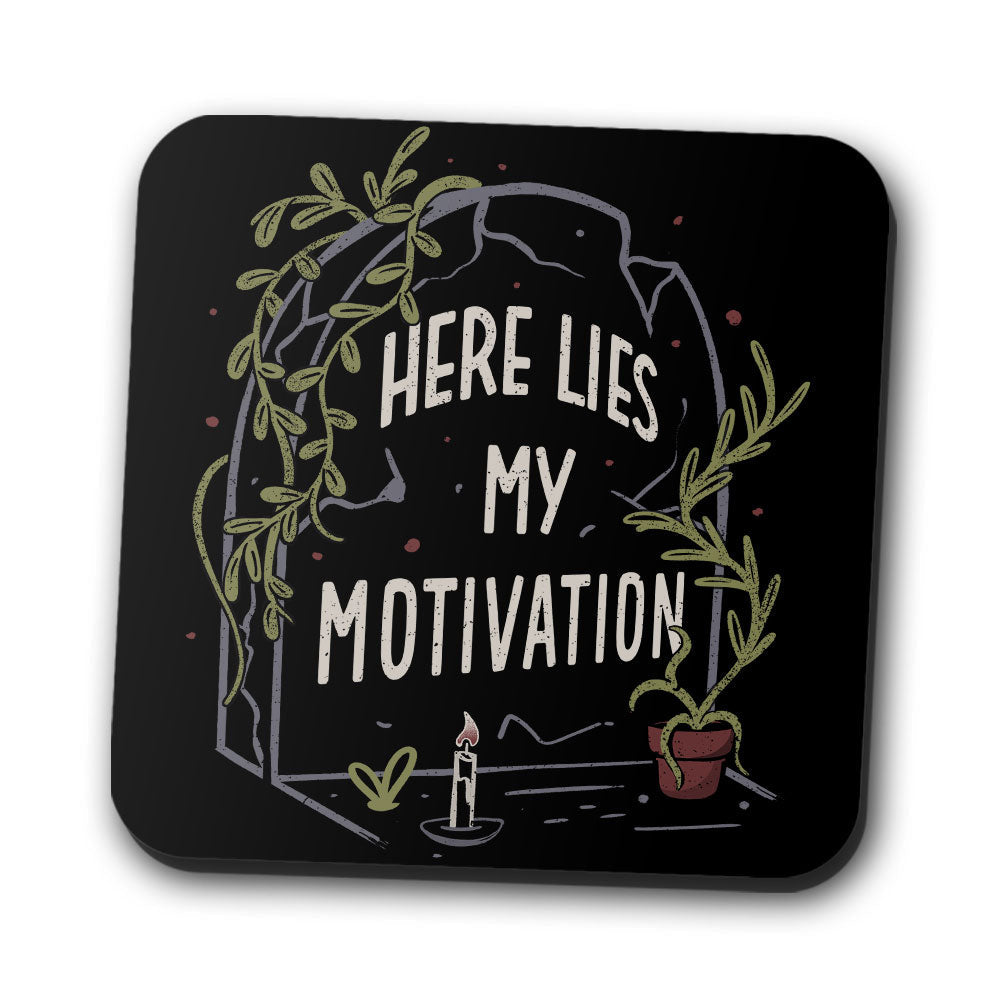 Here Lies My Motivation - Coasters product image 1