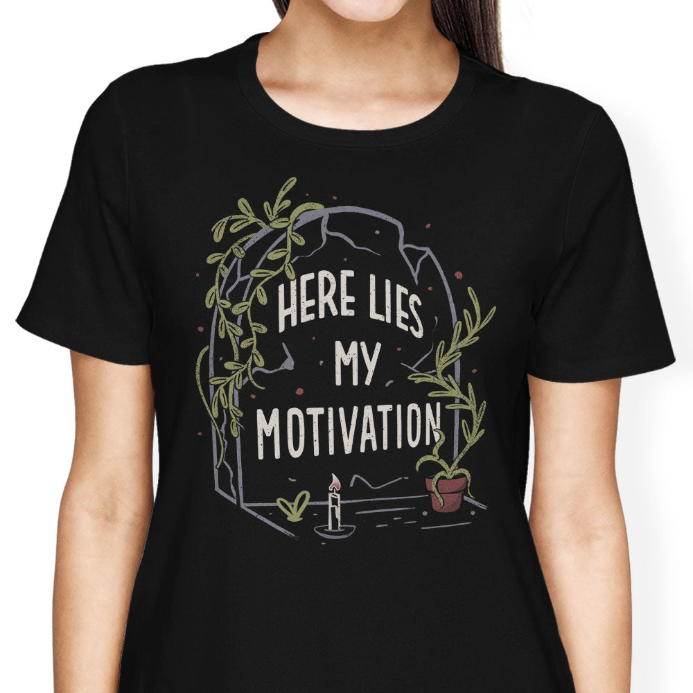 Here Lies My Motivation - Women's Apparel product image 1