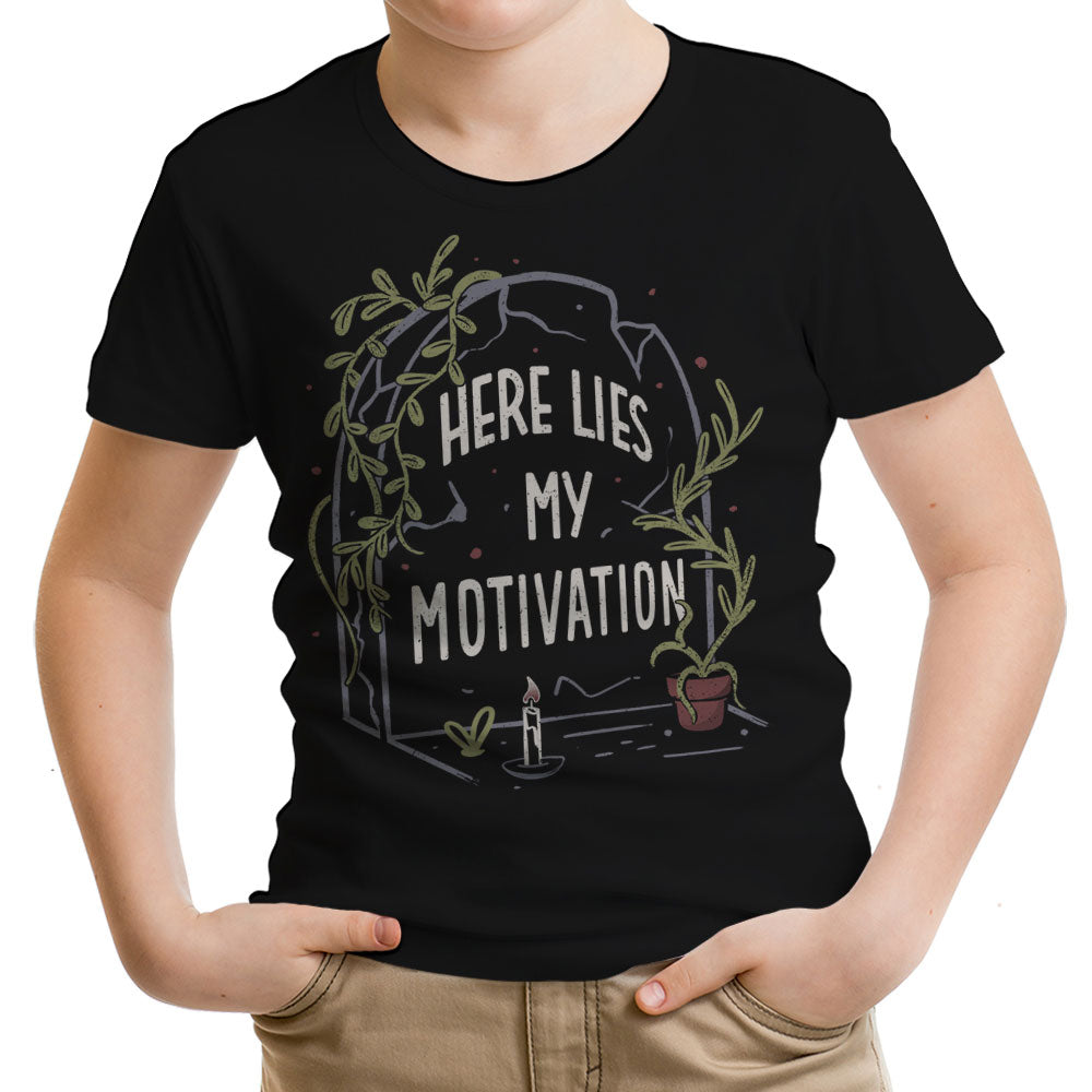 Here Lies My Motivation - Youth Apparel product image 1