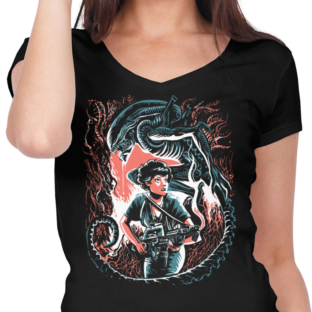 Hunter Hunted - Women's V-Neck product image 4