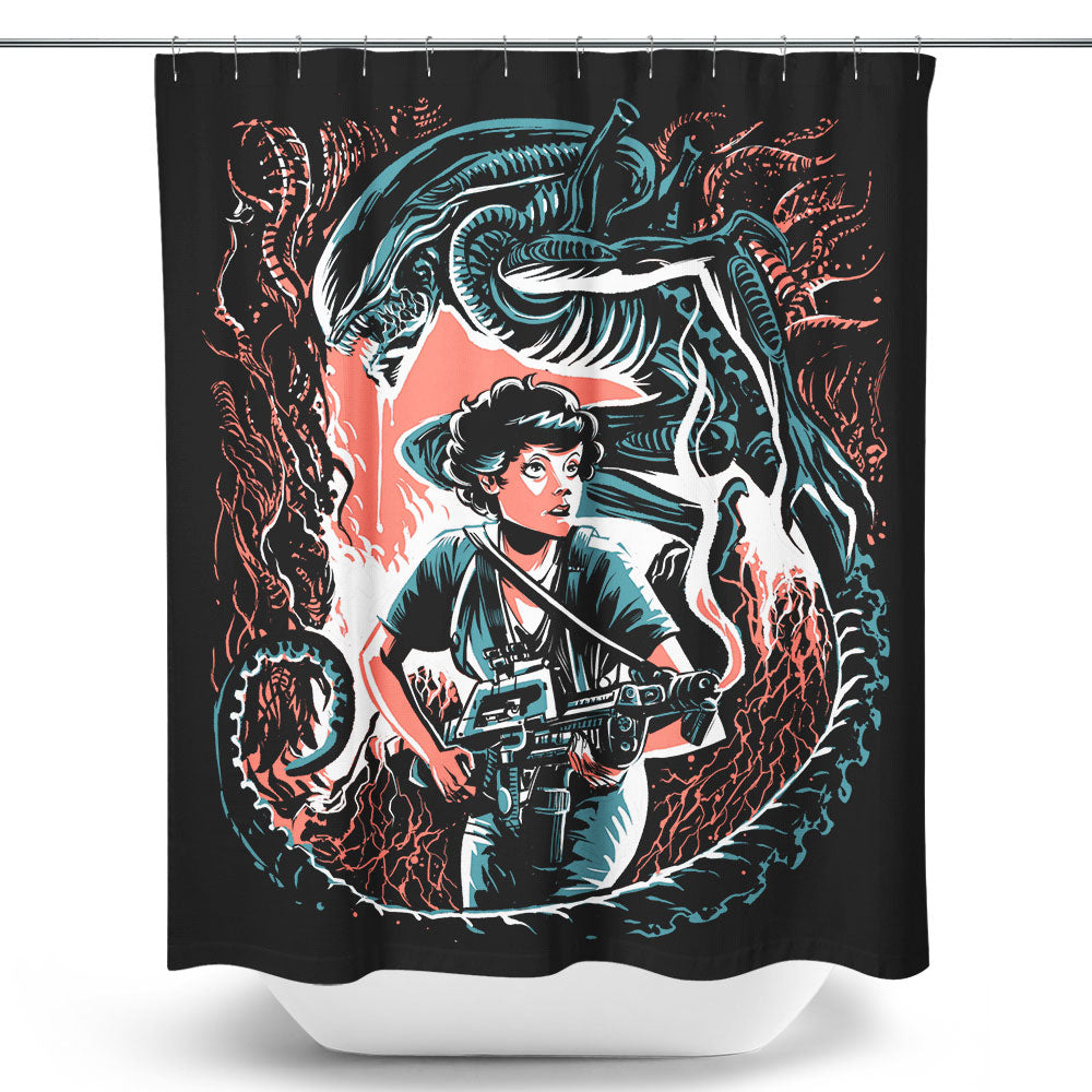 Hunter Hunted - Shower Curtain