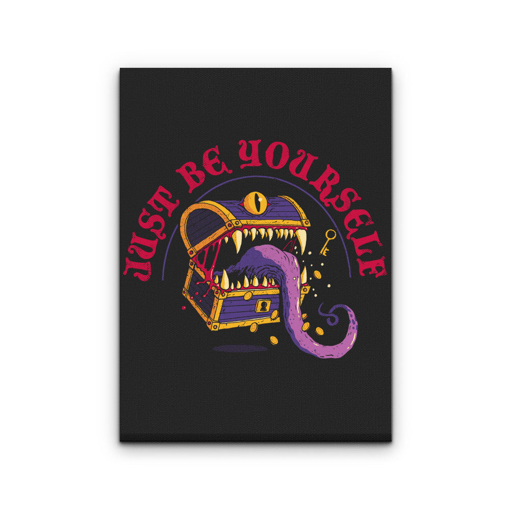Just Be Yourself - Canvas Print