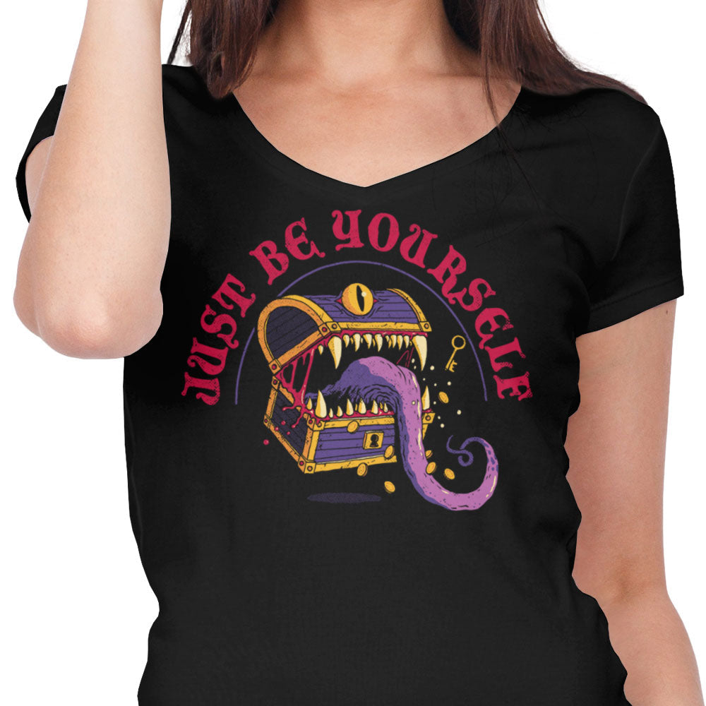 Just Be Yourself - Women's V-Neck product image 4