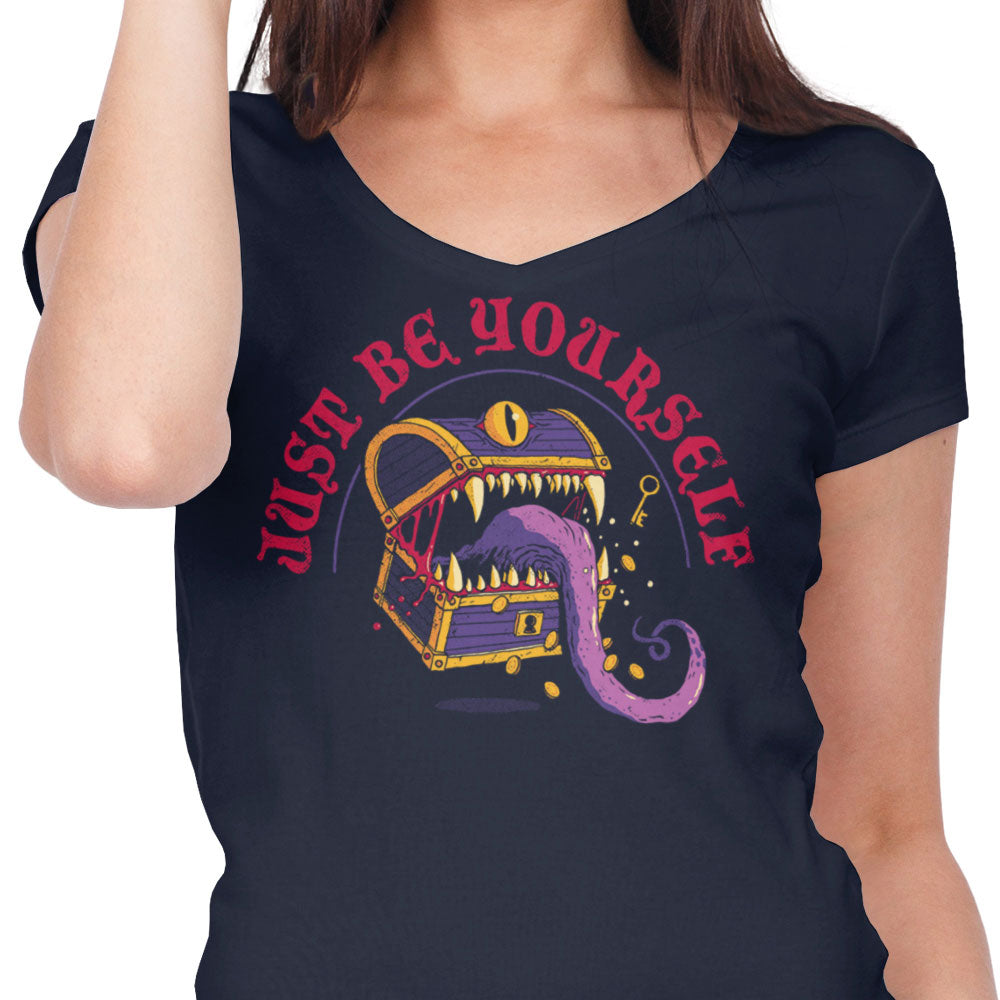 Just Be Yourself - Women's V-Neck product image 5