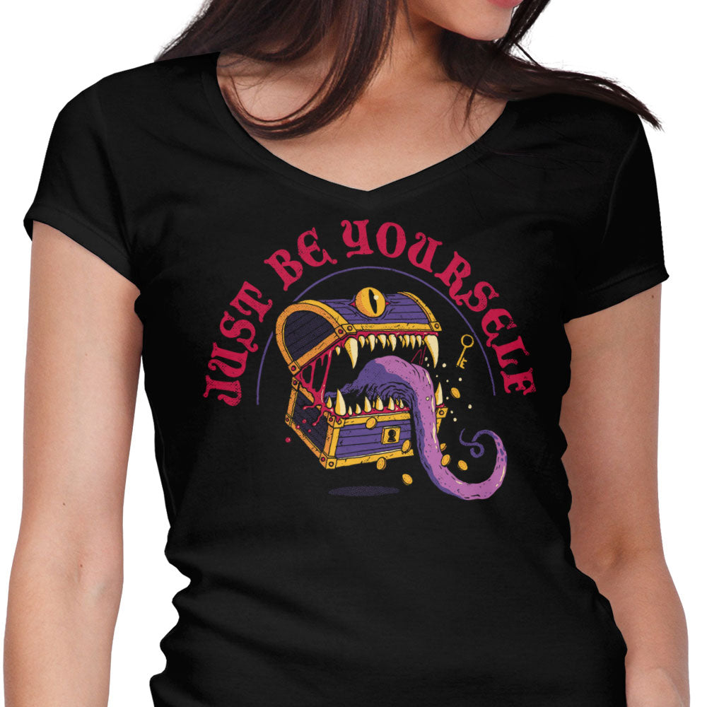 Just Be Yourself - Women's V-Neck product image 1