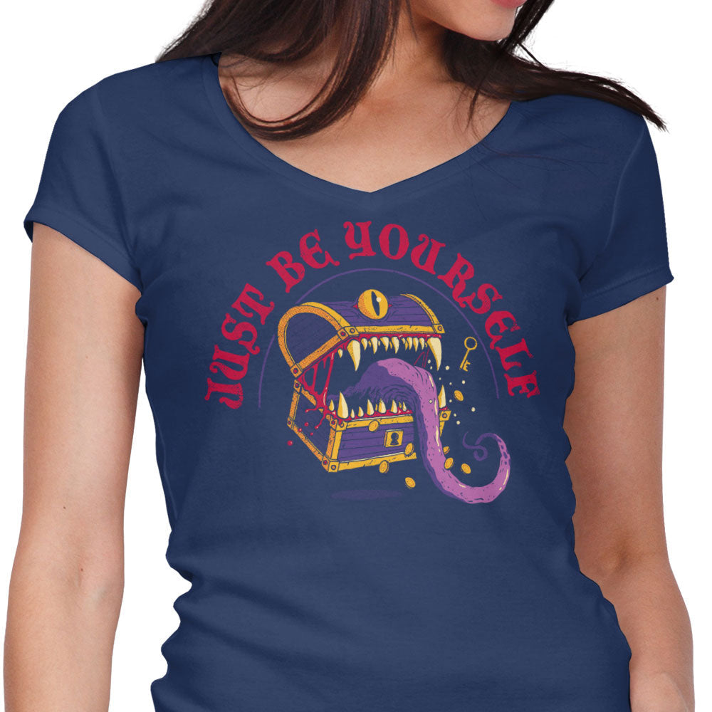 Just Be Yourself - Women's V-Neck product image 3