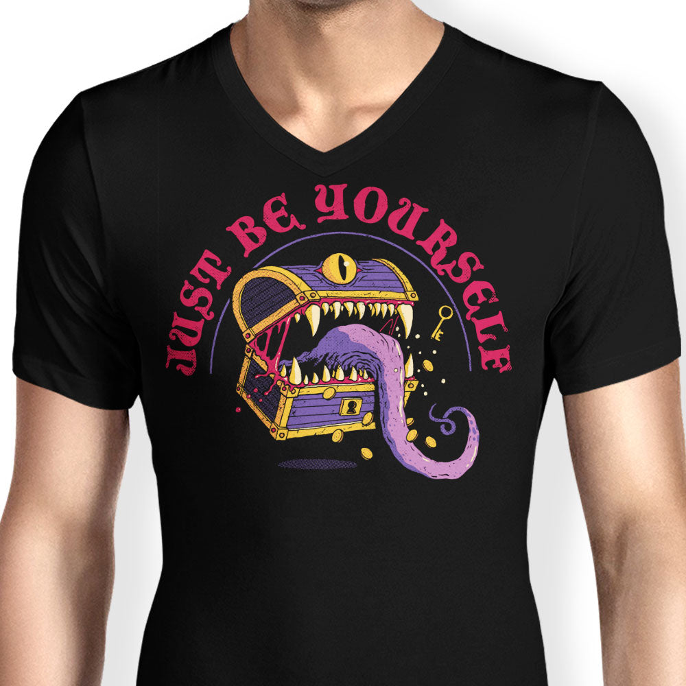 Just Be Yourself - Men's V-Neck product image 4