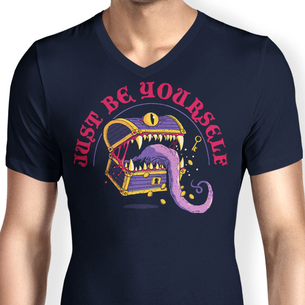 Just Be Yourself - Men's V-Neck product image 5