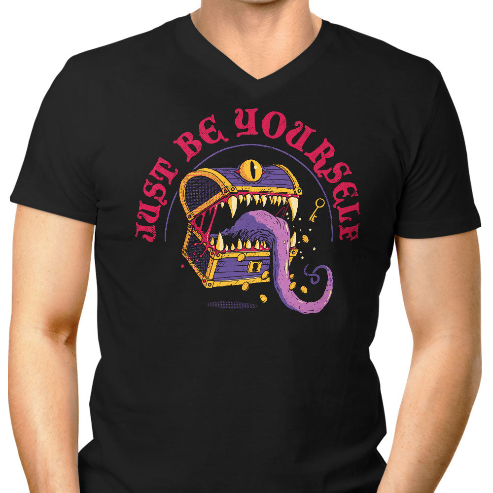 Just Be Yourself - Men's V-Neck product image 1