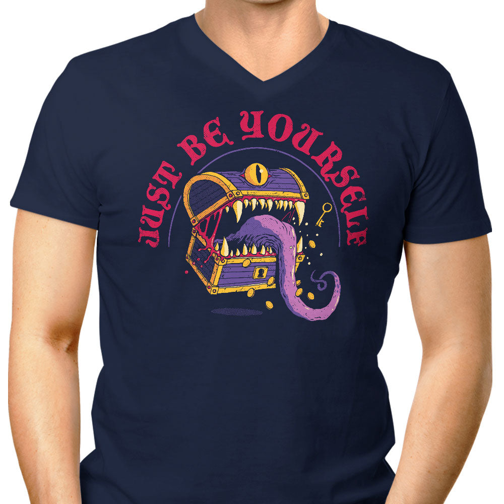 Just Be Yourself - Men's V-Neck product image 3