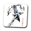 Kicking Beauty Sumi-e - Coasters product image 1
