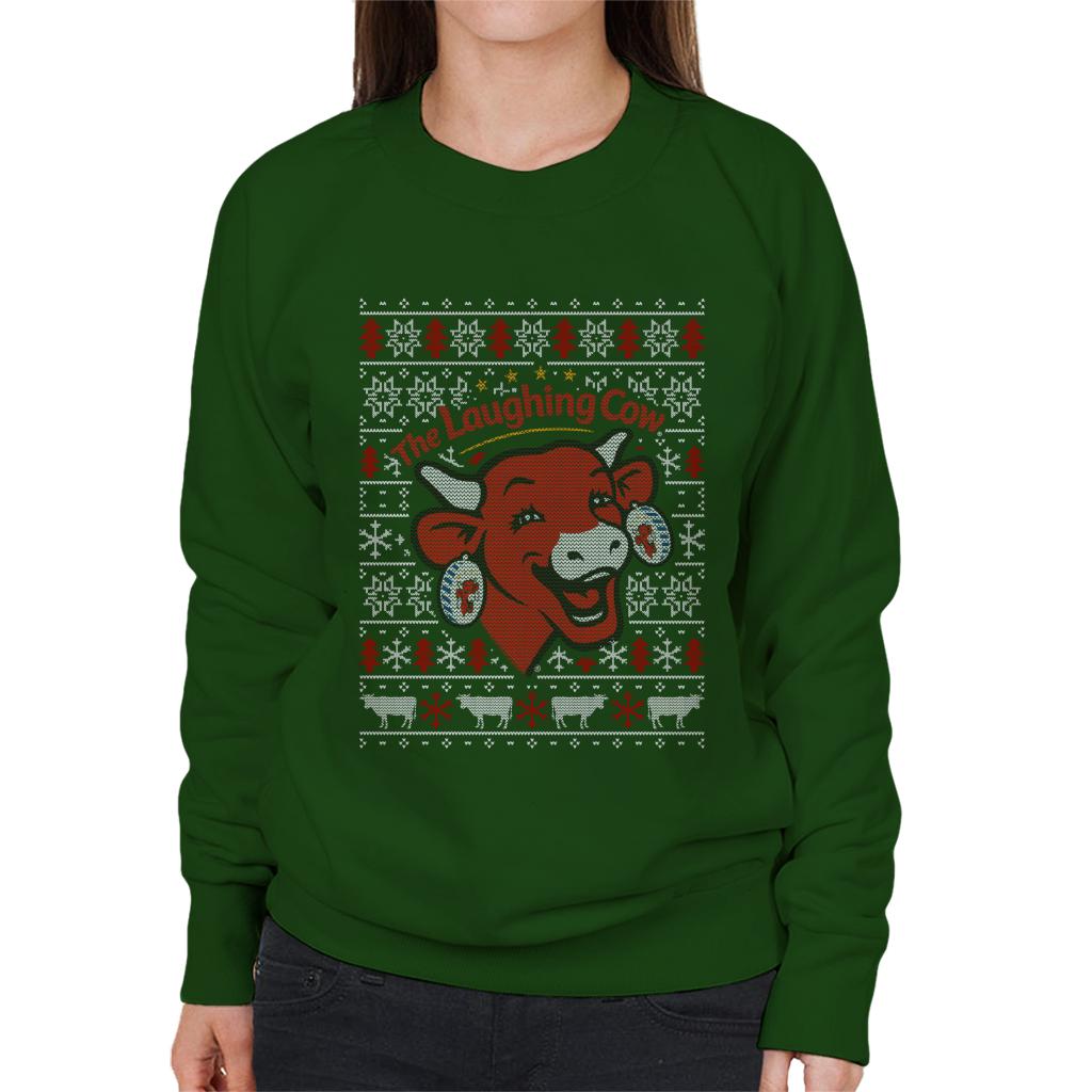 The Laughing Cow Christmas Contemporary Logo Women's product image 4