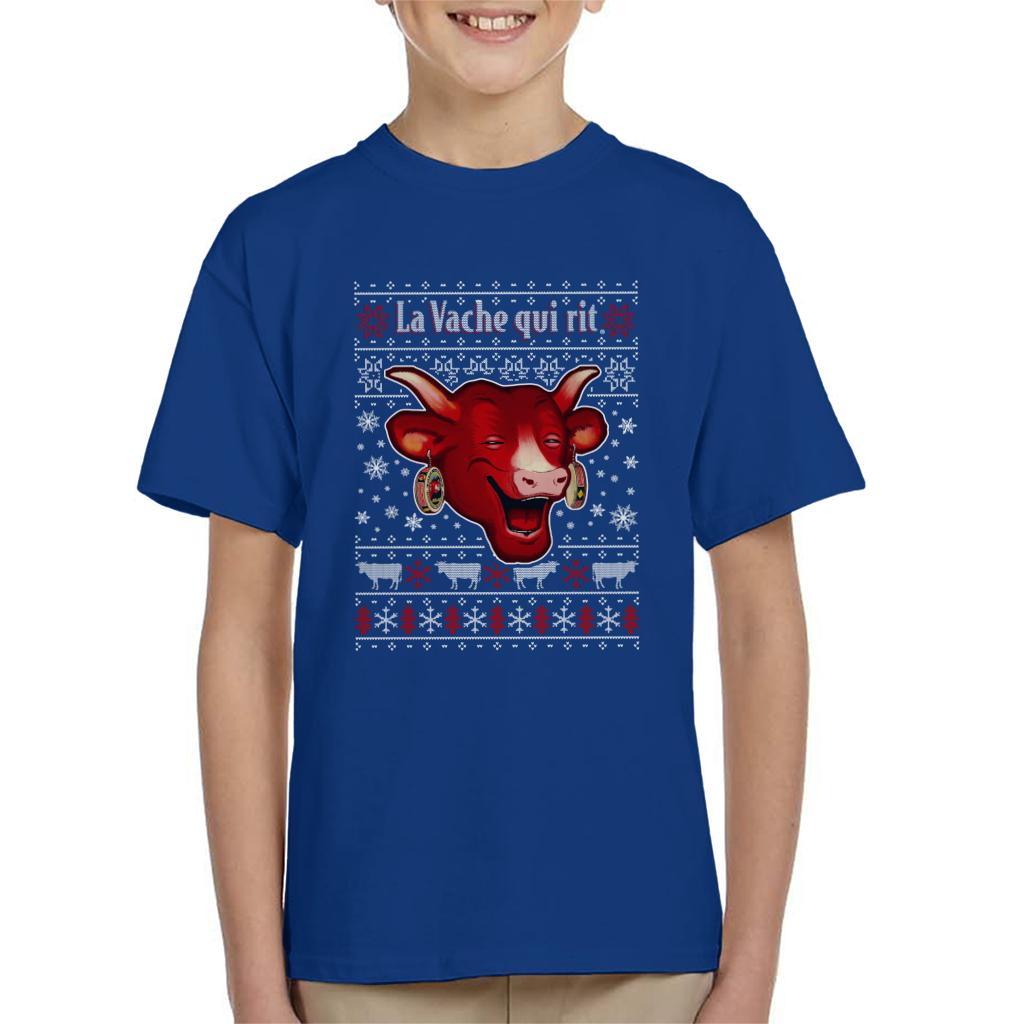 The Laughing Cow Christmas La Vache Qui Rit Kid's T-Shirt product image 4