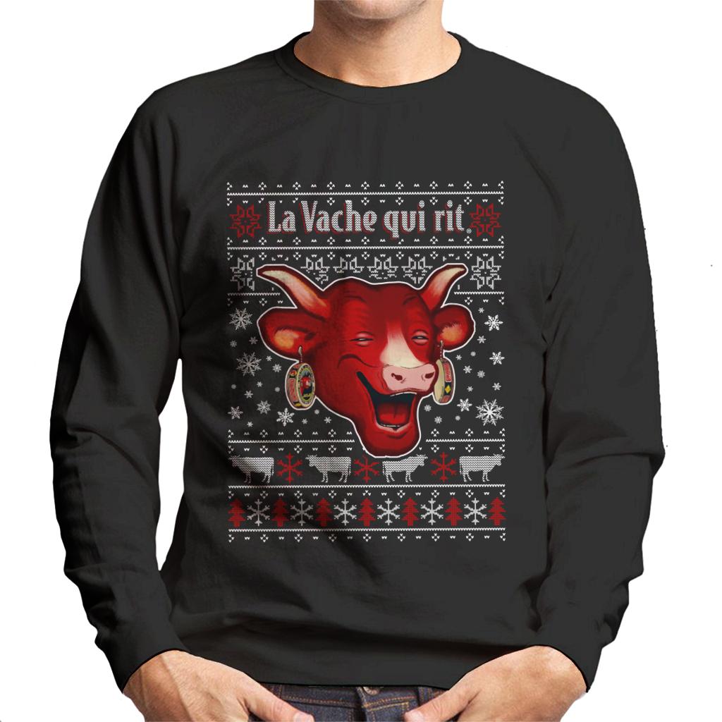 The Laughing Cow Christmas La Vache Qui Rit Men's Sweatshirt product image 1
