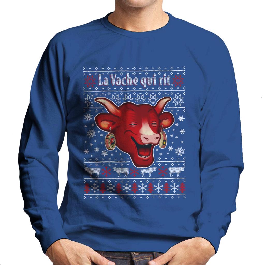 The Laughing Cow Christmas La Vache Qui Rit Men's Sweatshirt product image 4