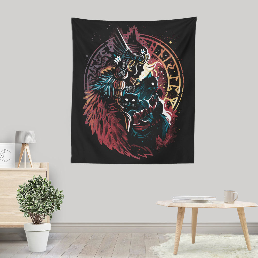 Lady of the Vanir - Wall Tapestry