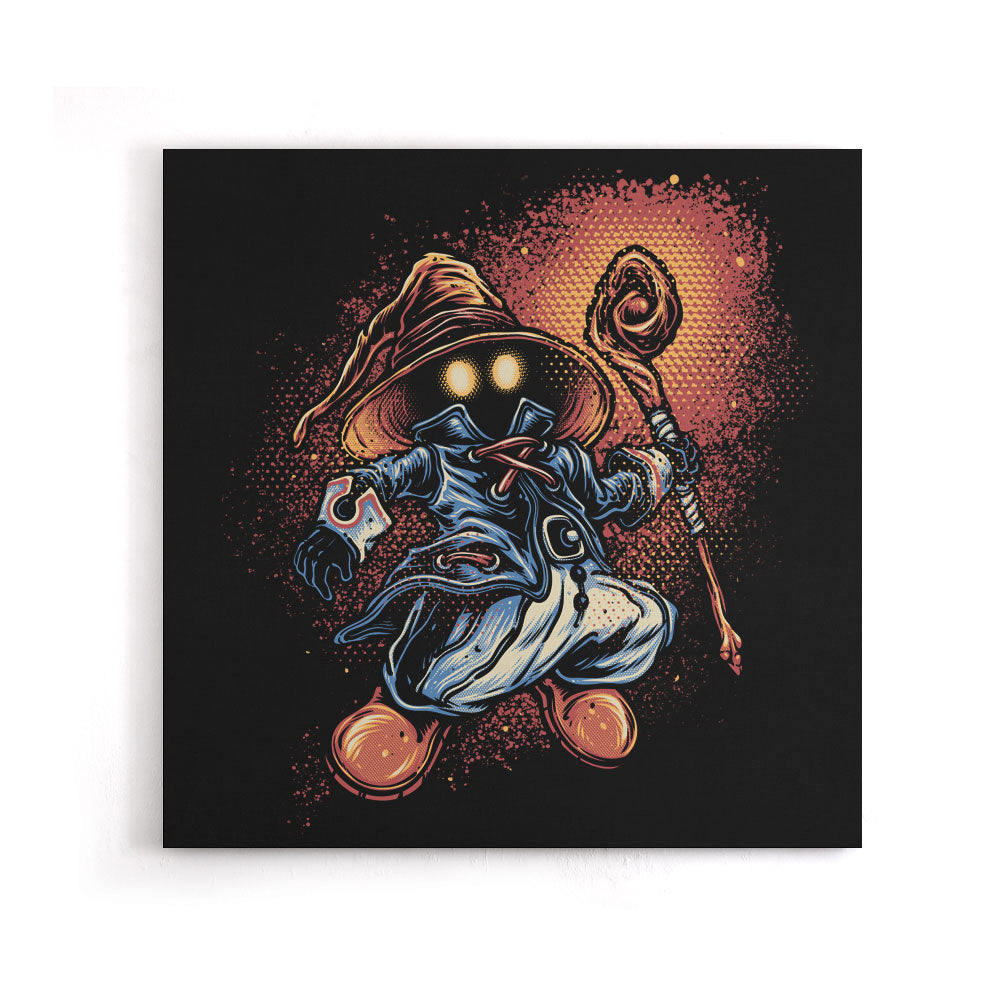 Legend of the Black Mage - Canvas Print