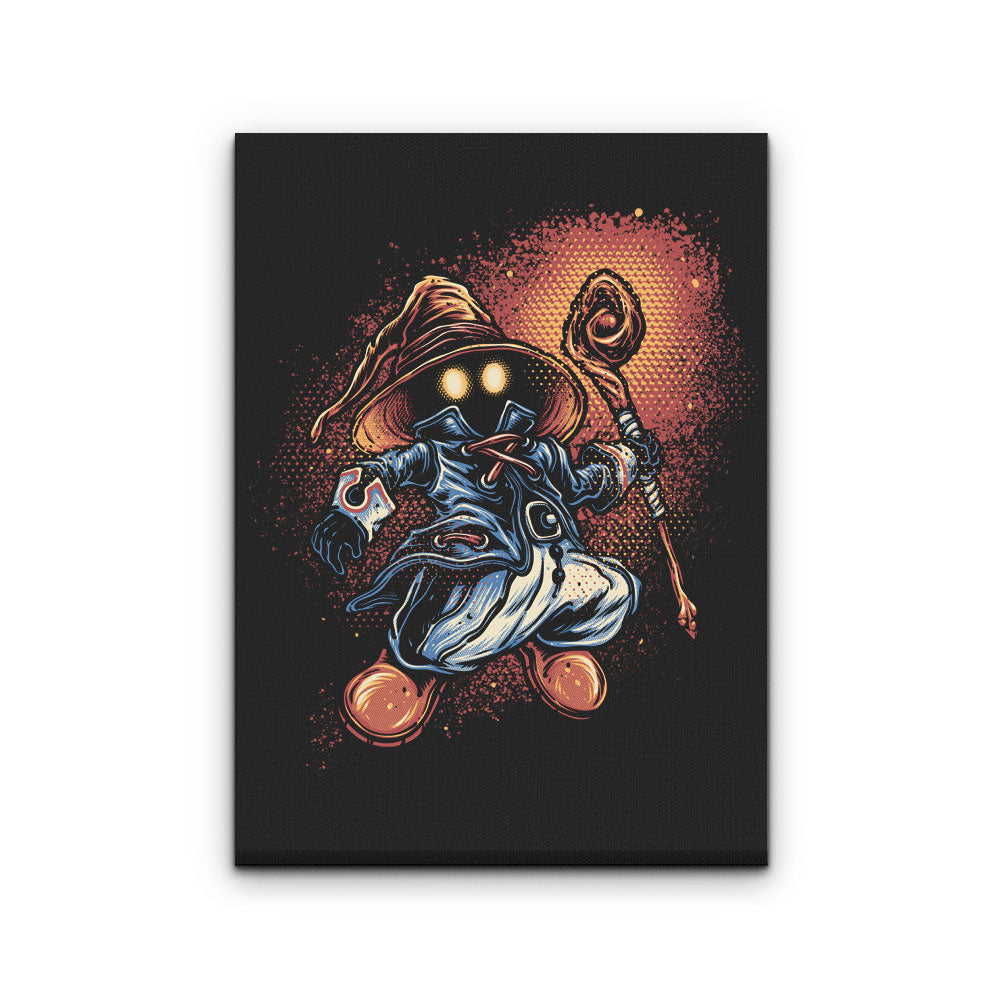 Legend of the Black Mage - Canvas Print