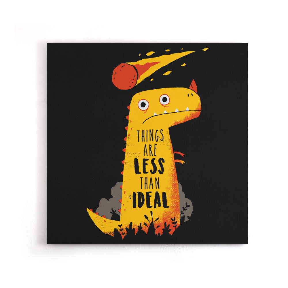 Less than Ideal - Canvas Print