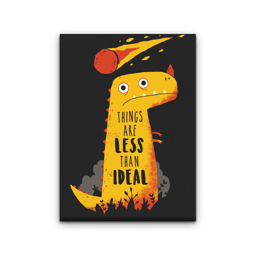 Less than Ideal - Canvas Print