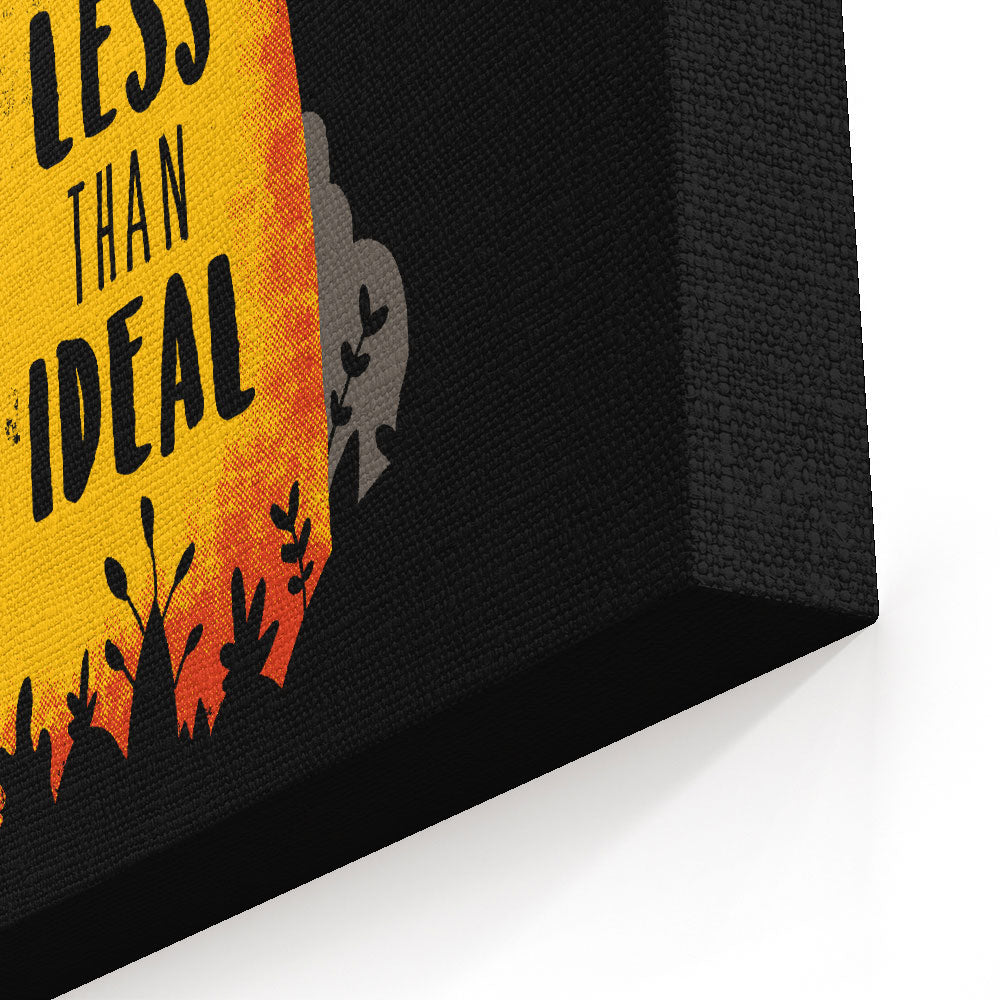 Less than Ideal - Canvas Print