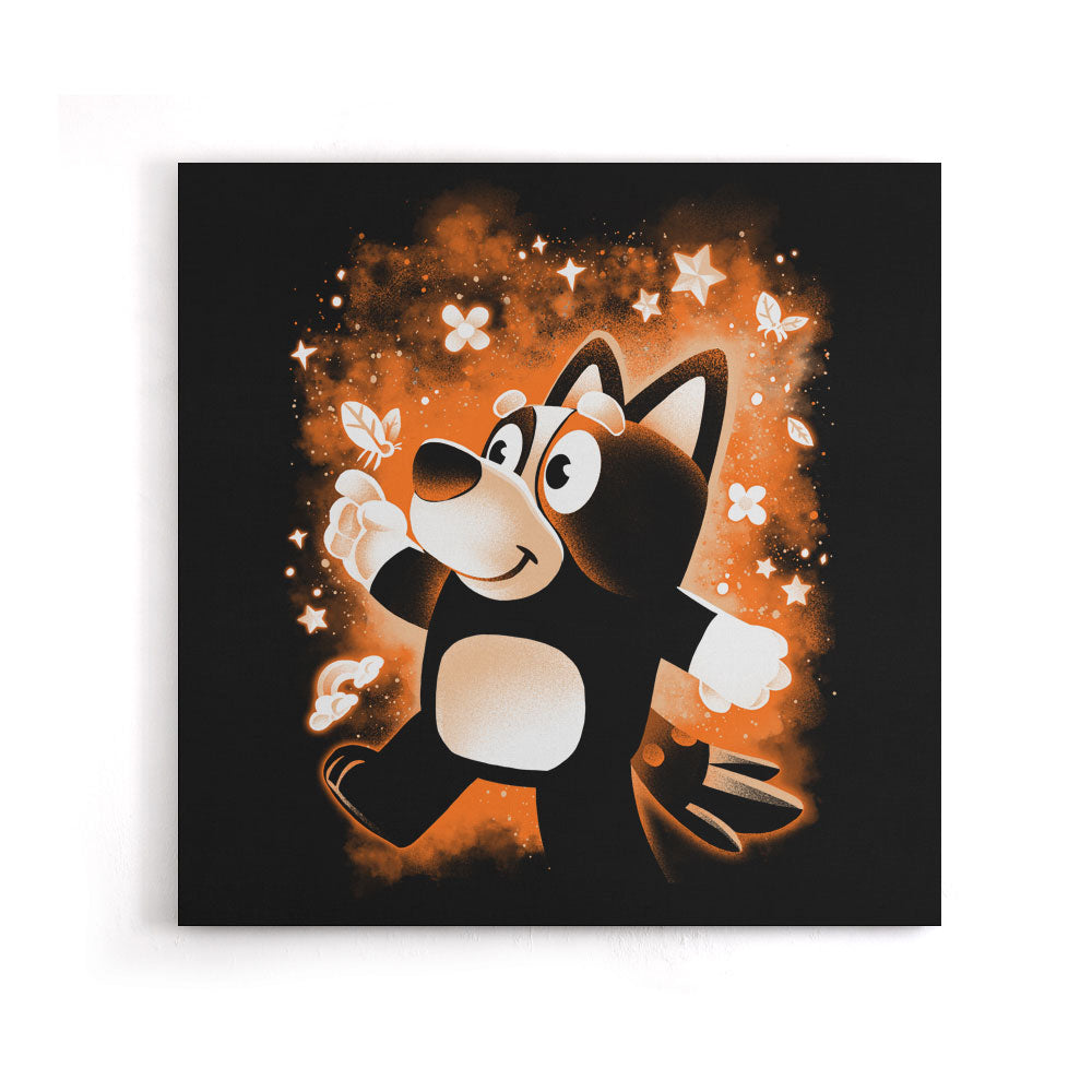 Little Sister Dog - Canvas Print