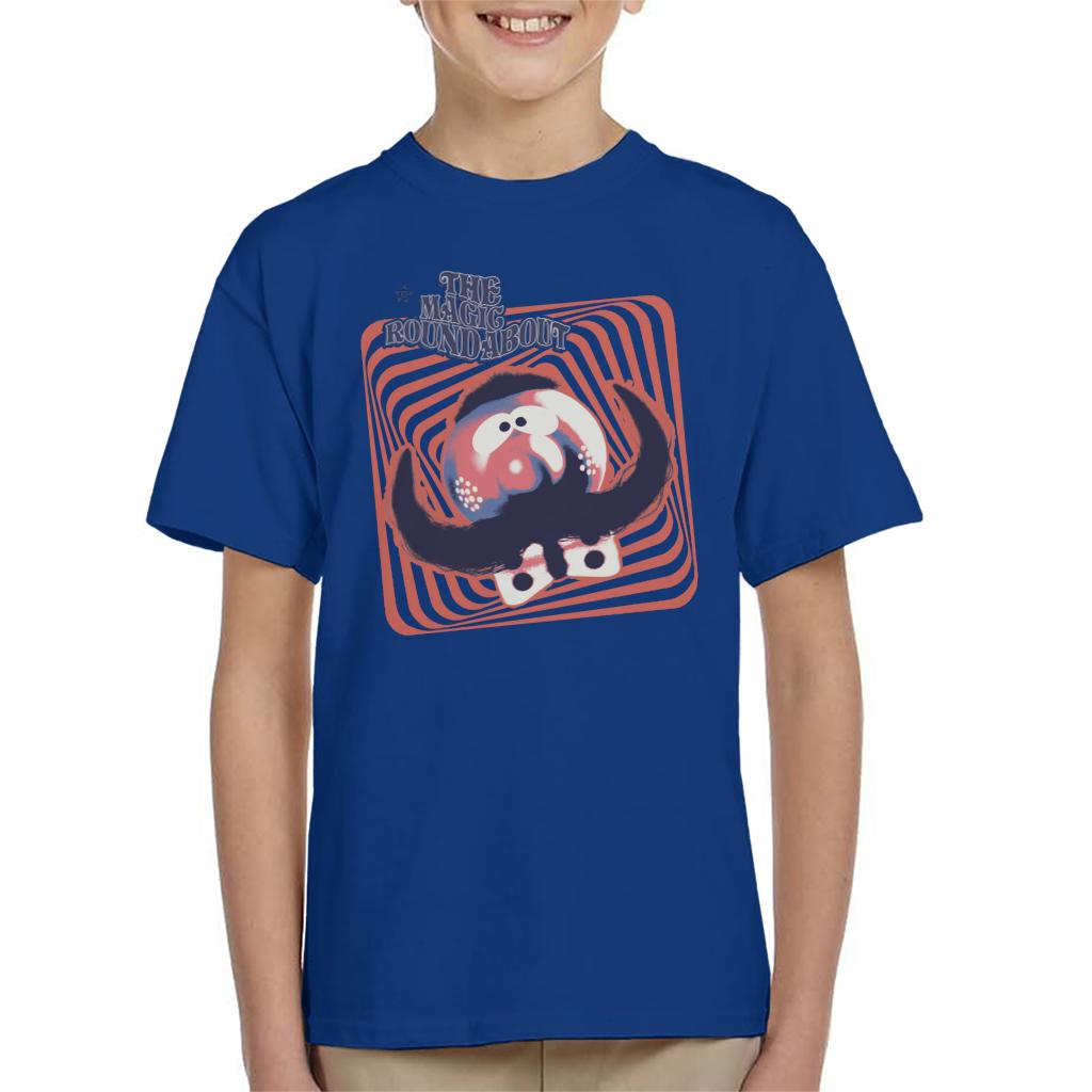The Magic Roundabout Zebedee Psychedelic Lines Kid's T-Shirt product image 4