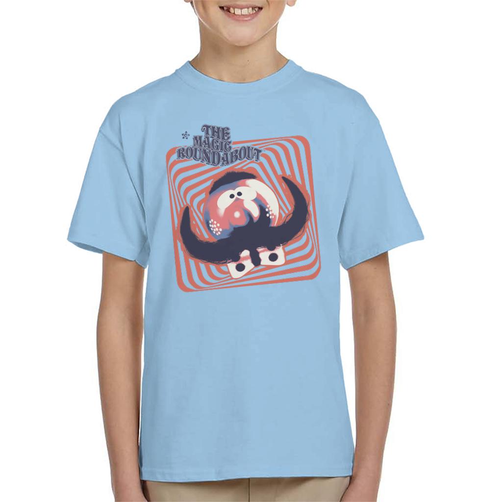 The Magic Roundabout Zebedee Psychedelic Lines Kid's T-Shirt product image 6