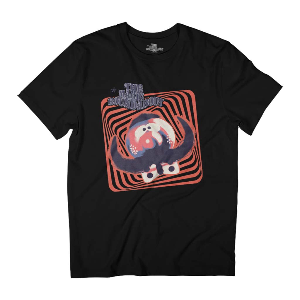 The Magic Roundabout Zebedee Psychedelic Lines Men's T-Shirt product image 1